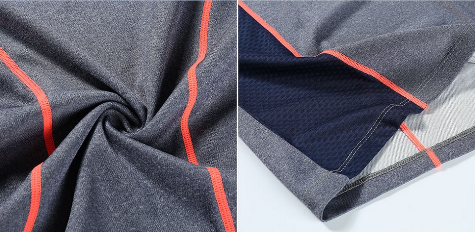 Футболка AMAZFIT Sport quick-drying T-shirt Mens материал и детали крупным планом