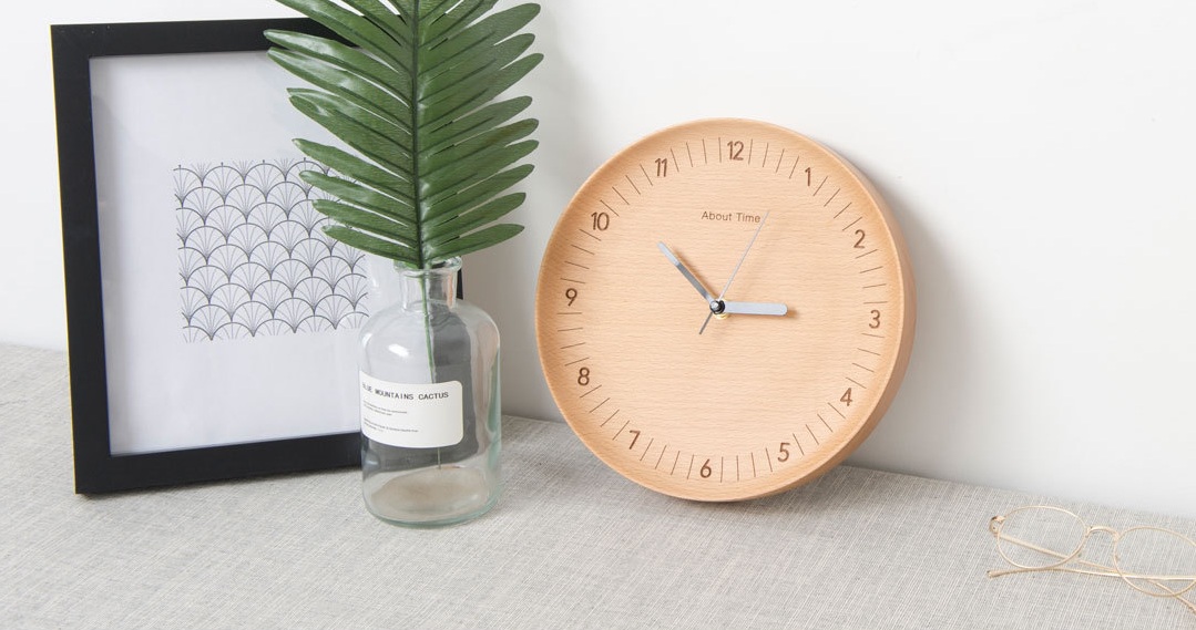 Beladesign Digital Wall Clock From Wood стильные часы
