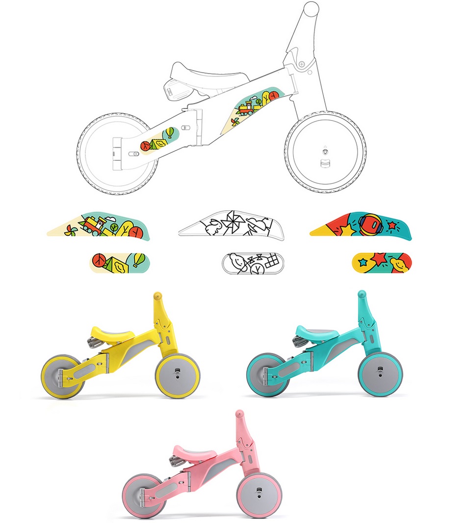 Дитячий велосипед 700Kids TF1 унікальний дизайн