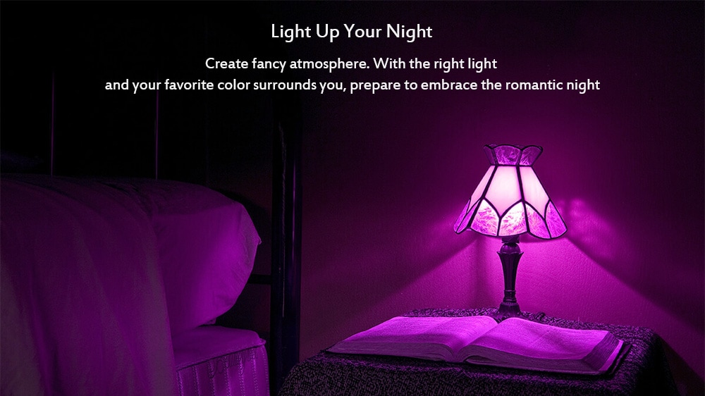 Yeelight LED Smart Colorful Wi-Fi Bulb  классный свет