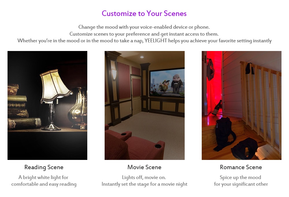 Yeelight LED Smart Colorful Wi-Fi Bulb  цветная умная лампочка