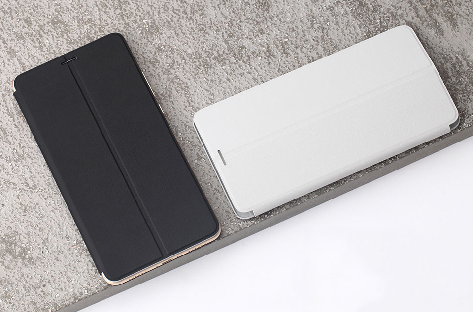 Чохол книжка для смартфонів Mi Max 2 в чорному і білому кольорі