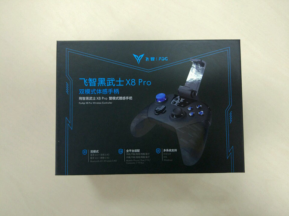 FDG X8 Pro Gamepad Wireless упаковка