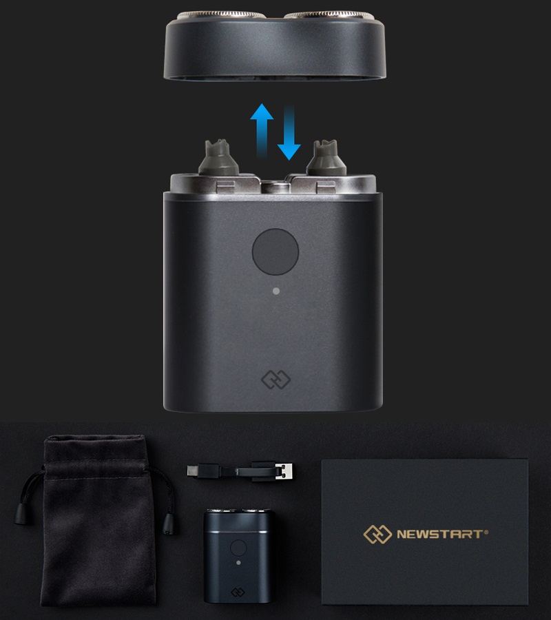 Електробритва Handx Portable Electric Shaver Black YTS100 елементи конструкції