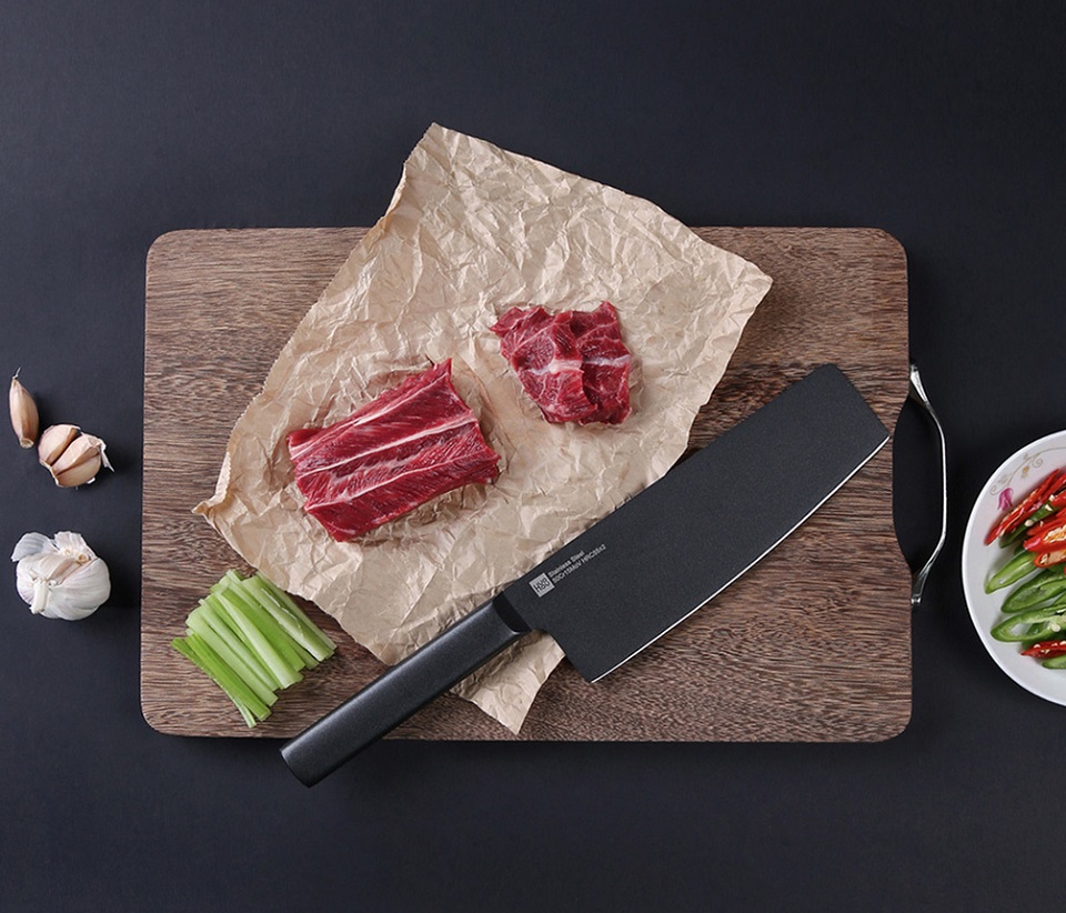 Набір ножів Huo Hou Black non-stick heat knife 2 psc. set їжа