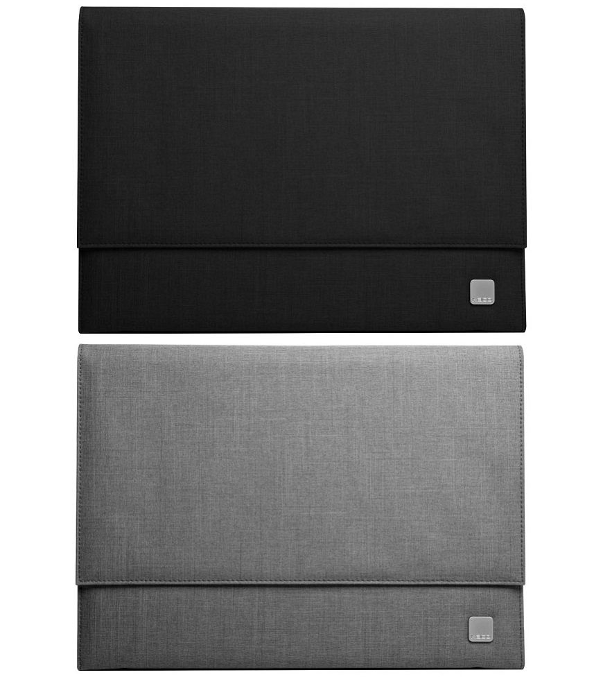 Чохол кишеня KACO Mi Notebook ALIO Premium Business Folder в чорному і сірому кольорі