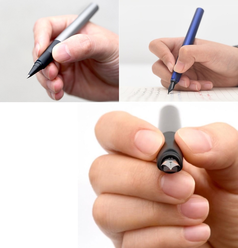 Набір KACO 2 ручки + змінні картриджі Grey суміщені