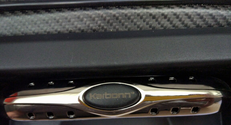 Чемодан Karbonn Fiber Luggage+Leathe ручка с лого
