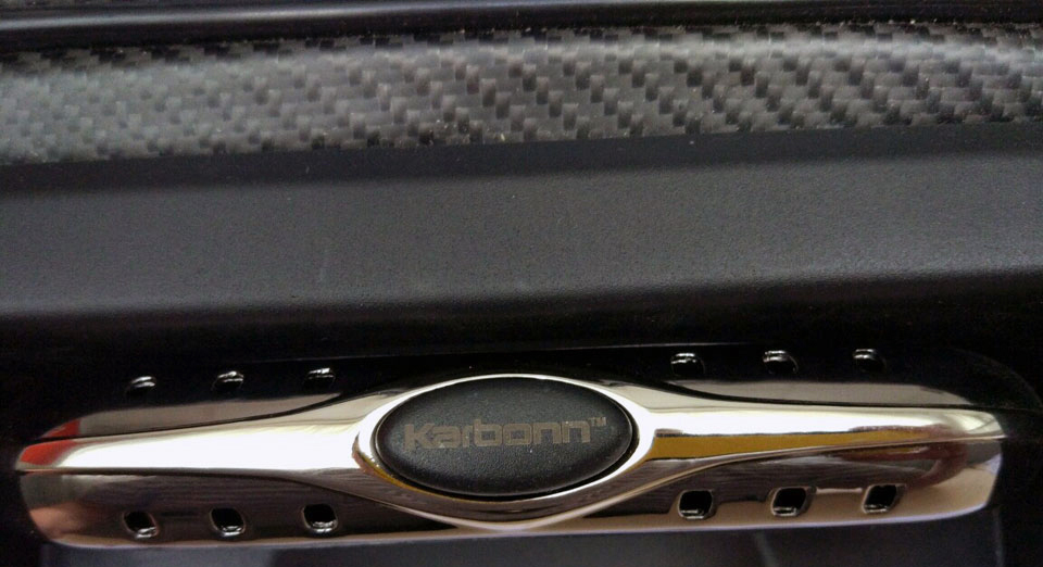 Валіза Karbonn Fiber Luggage + Leathe ручка з лого
