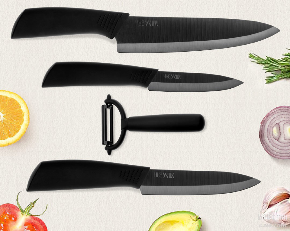 Набір ножів Huo Hou Nano Ceramic Knifes Set