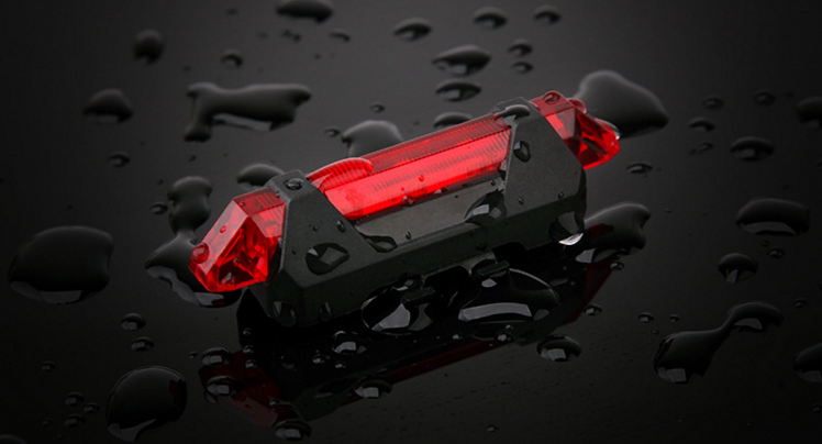 LED lights Rechargeable Bike Red влага