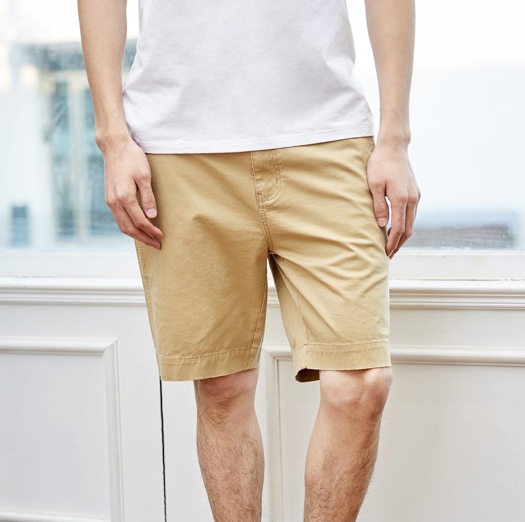 MITOWN-Urban-casual-shorts-Beige