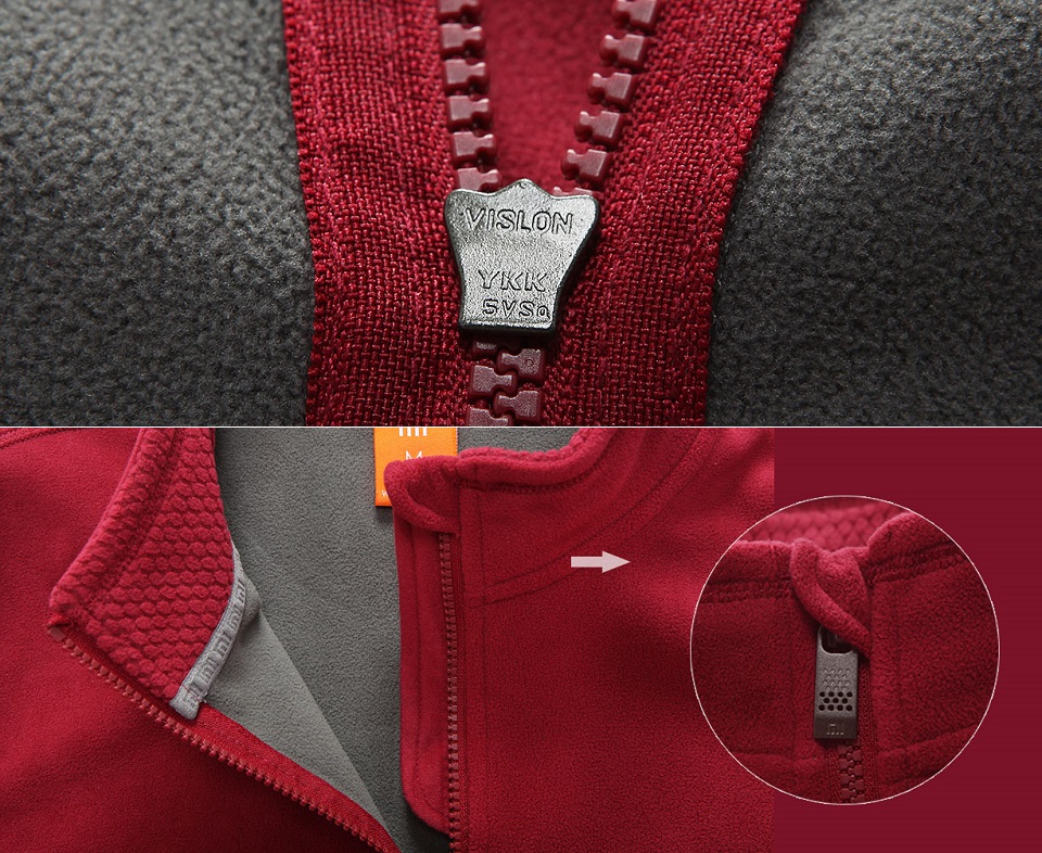 Mi Fleece jacket із зображенням фірмової пластикової застібки-блискавки YKK