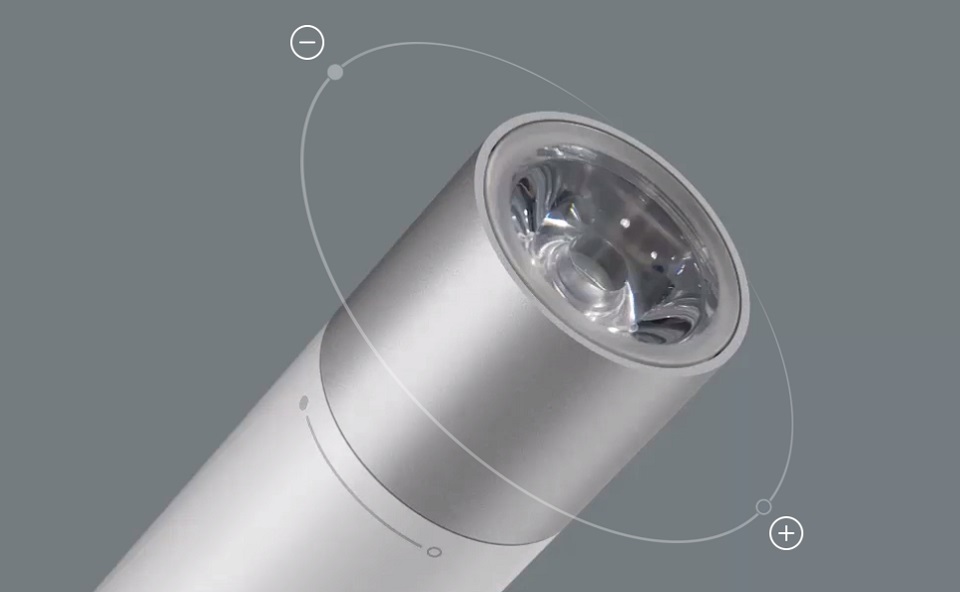 Ліхтарик Mi Portable Flashlight 3350 мАг регулювання яскравості