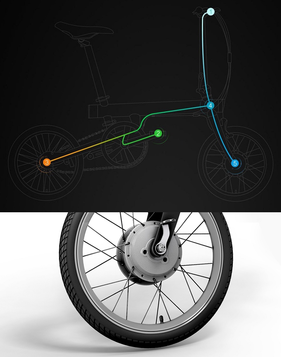 Система живлення QiCycle Folding Electric Bike EF1
