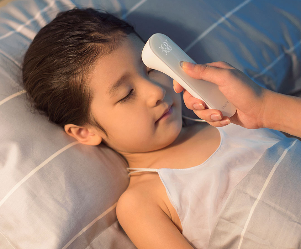 Безконтактний термометр MiJia iHealth вимір температури сплячої дитини