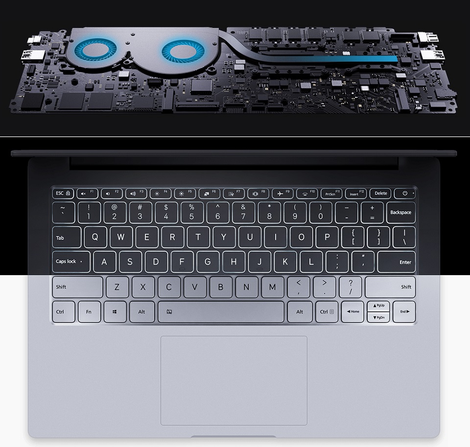 Mi Book Air 13.3` 4G Core i7 повноразмірна клавіатура