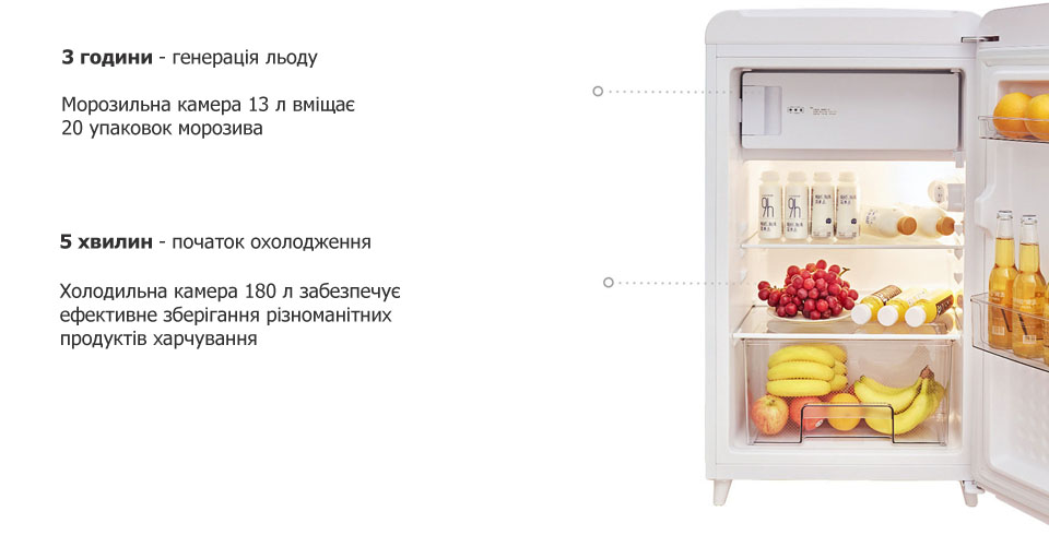 Холодильник MiniJ Kokichi Mini Fridge  камери
