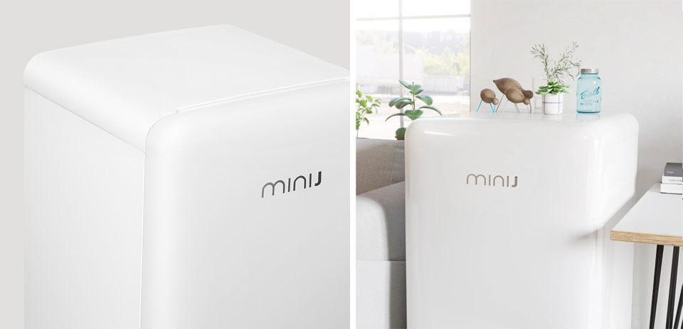 Холодильник MiniJ Kokichi Mini Fridge  закруглені кути