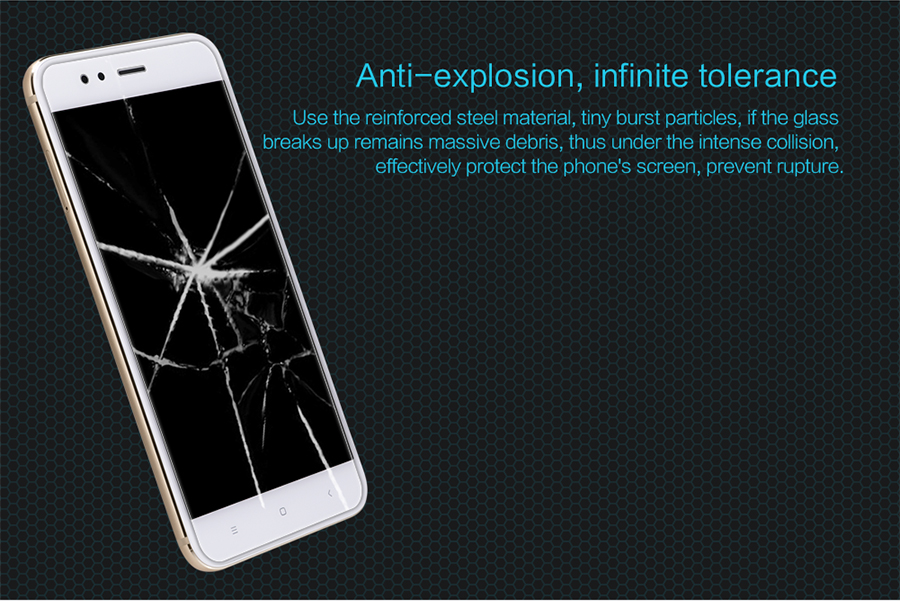 Закаленное стекло Nillkin H Anti-Explosion Glass Screen XIAOMI Mi 5X HG-SP XM-5X защитные свойства
