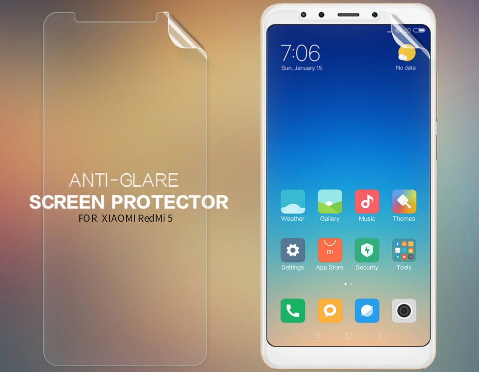 Захисна плівка Nillkin Matte Protective Film Xiaomi Redmi 5 крупним планом