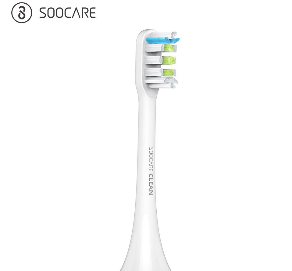 Насадка до зубної щітки Xiaomi Soocare X3 White з фірмовим логотипом