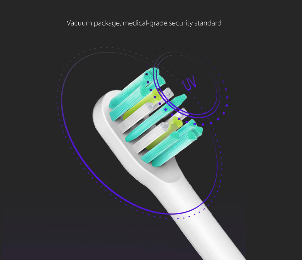 Насадка для зубной щетки Xiaomi Soocare X3 White MINI УФ-обработка