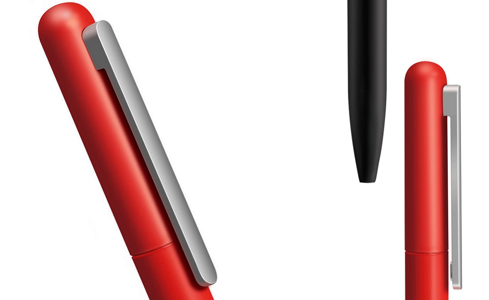 Набір гелевих ручок Pinlo Rollerball Pen Set (Black / Red / White) елементи дизайну