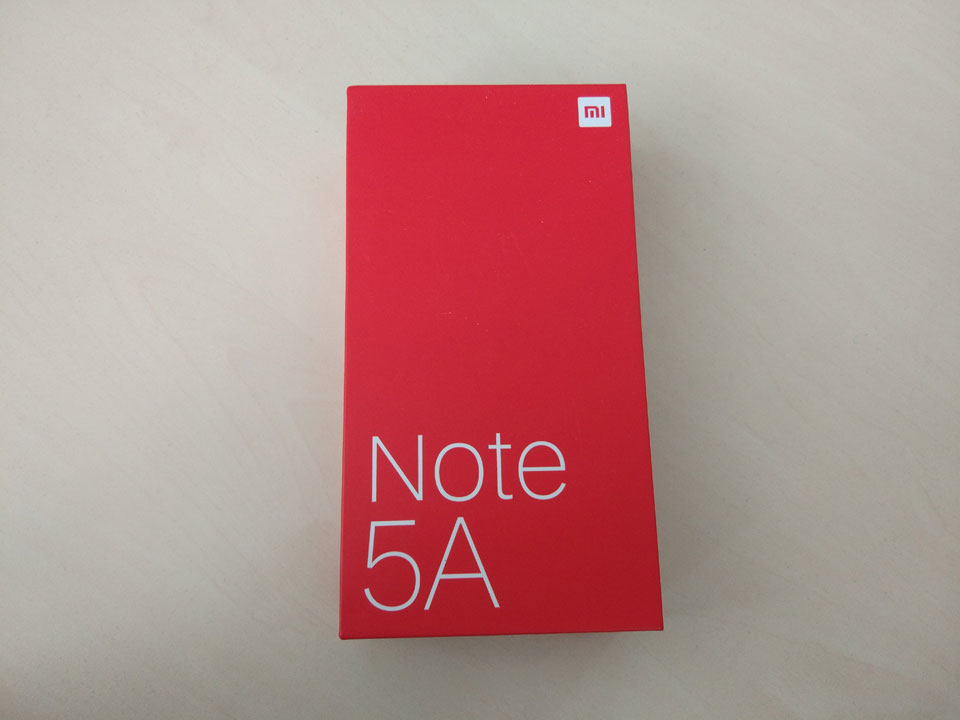Redmi Note 5A коробка