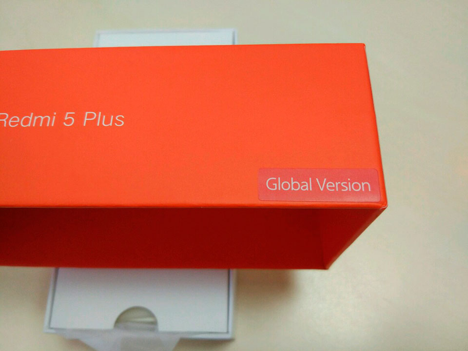 Redmi 5 Plus Global Version