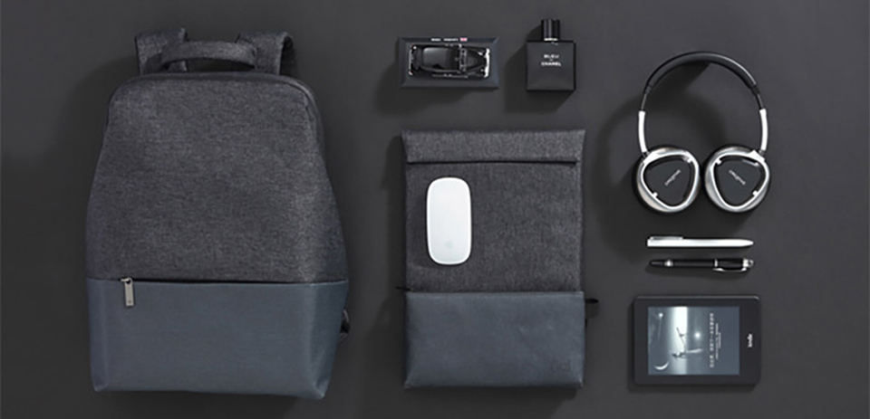 Рюкзак RunMi 90 Points Urban Simple Shoulder Bag з іншими девайсами