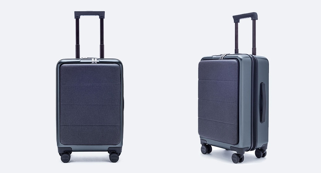 RunMi 90 Commercial Suitcase Titanium Gray 20 надійна валіза