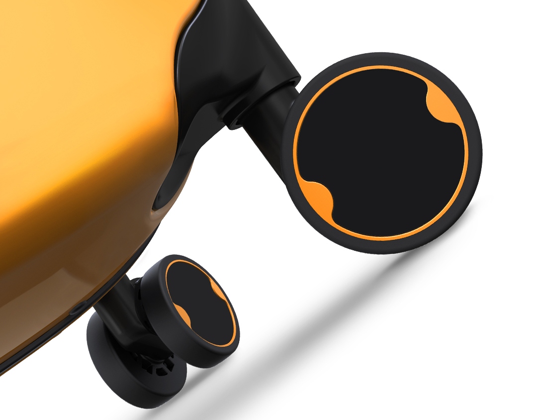 Чемодан Xiaomi Ninetygo Iceland Smart Unlock Suitcase колеса