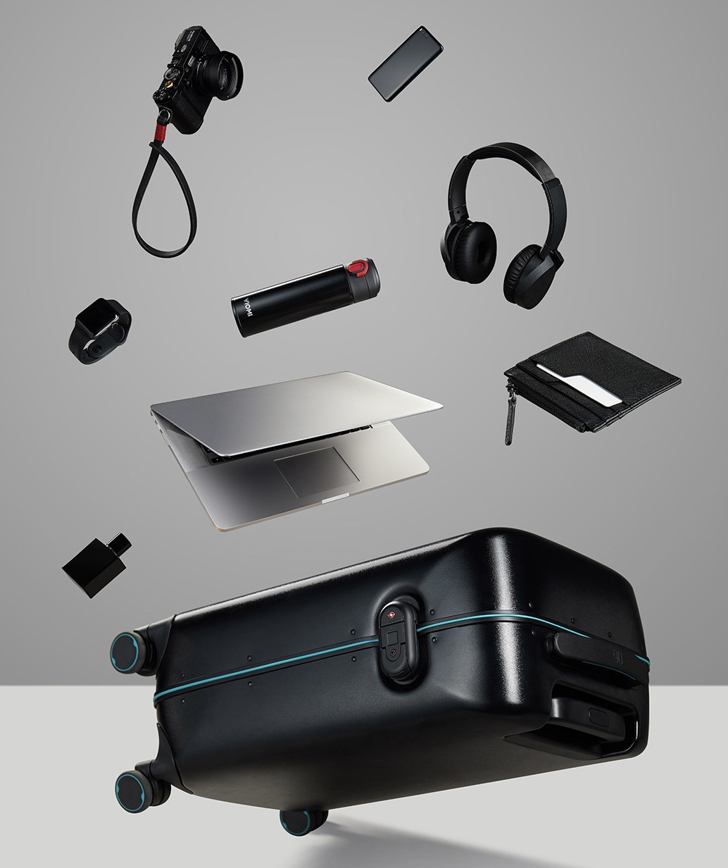 Чемодан Xiaomi Ninetygo Iceland Smart Unlock Suitcase вместимость