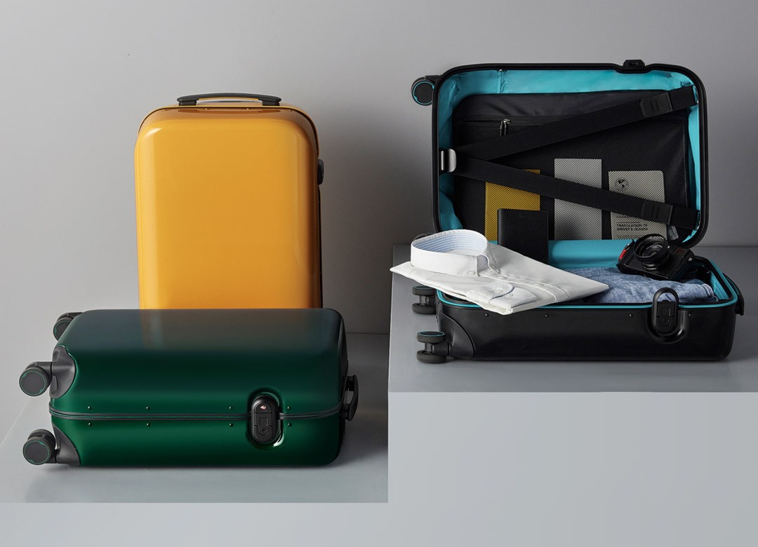Чемодан Xiaomi Ninetygo Iceland Smart Unlock Suitcase разновидности