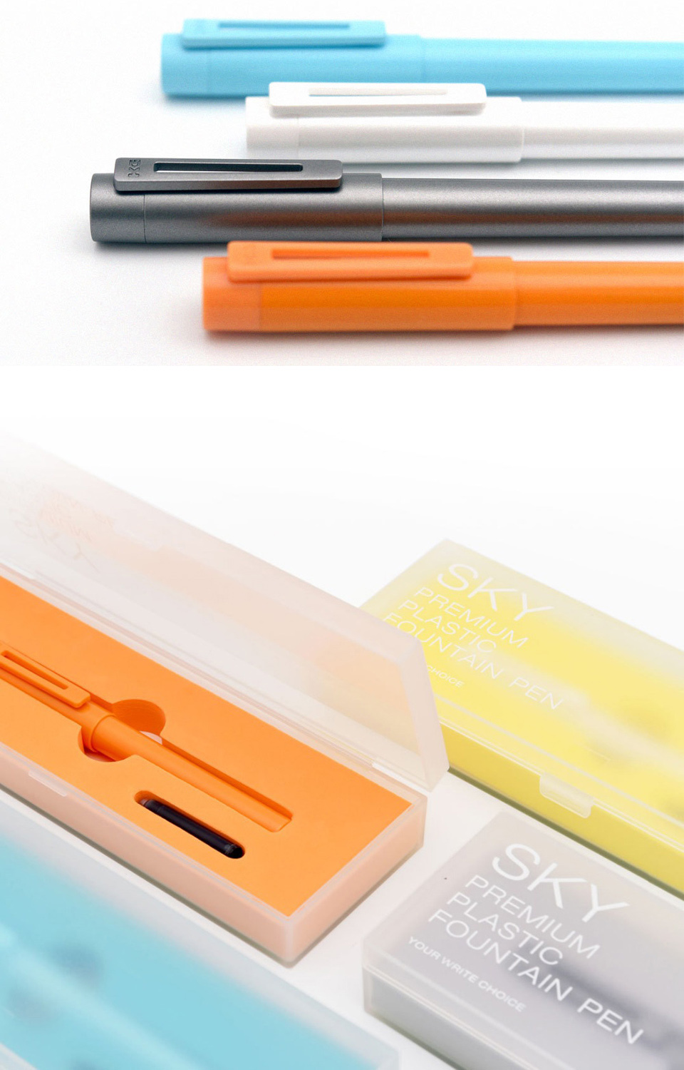 Перова ручка SKY Premium Plastic Fountain Pen упаковка