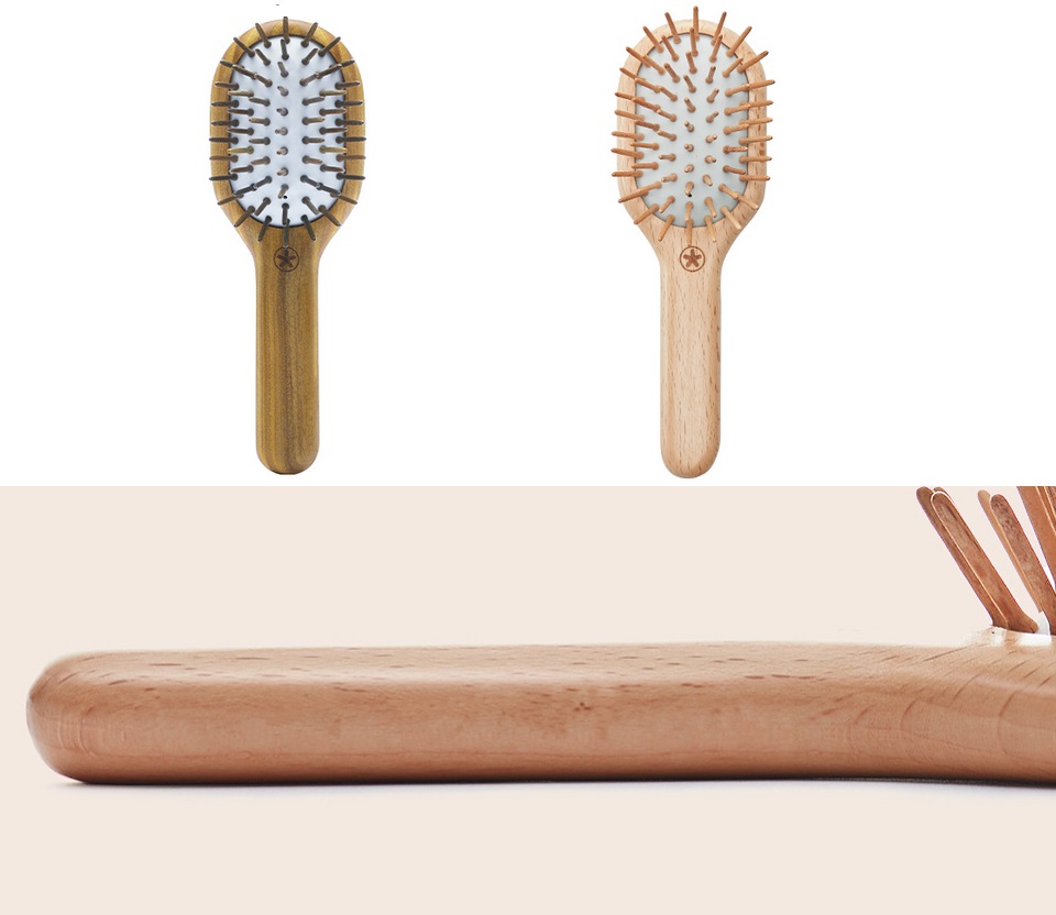 Массажная расческа для волос SMATE Care Massage Comb в двух расцветках и ручка изделия