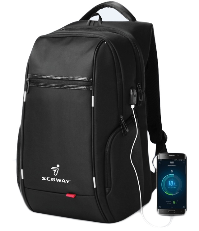 Рюкзак Segway K9004W-A 15.6` Black + USB інтерфейс зі смартфоном