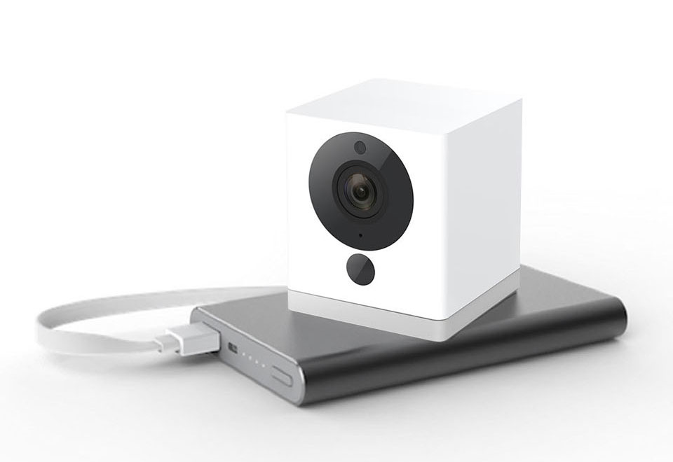 IP-камера Xiaomi MiJia Small Square Smart Camera емкостью 10 000 мАч прослужит долго на одном заряде