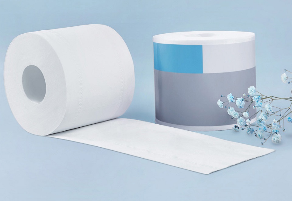 Туалетний папір Pomelo 4-х шарова White крупним планом