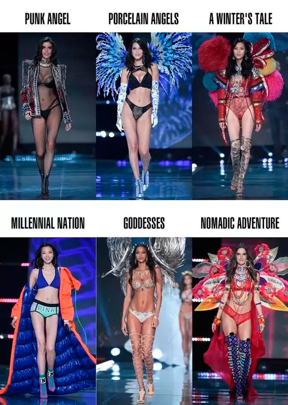 Victoria Secret Show RunMi показ моделей