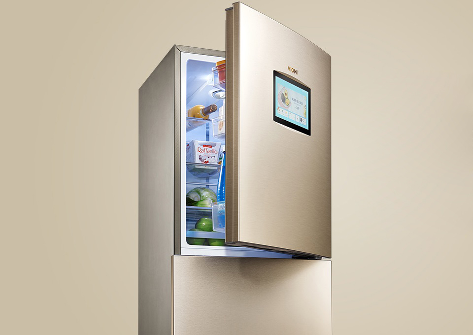Viomi Smart Refrigerator iLive Voice Edition с открытой дверкой