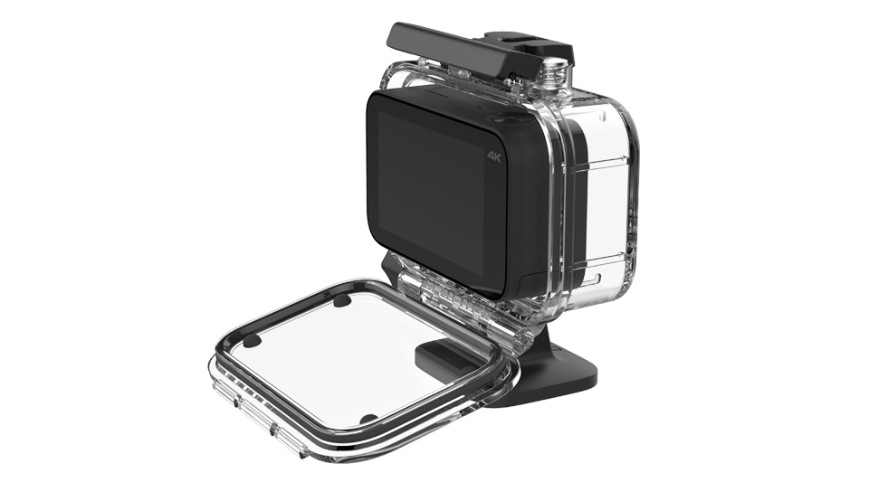 Waterproof box MiJia 4K Small Camera ORIGINAL в открытом состоянии