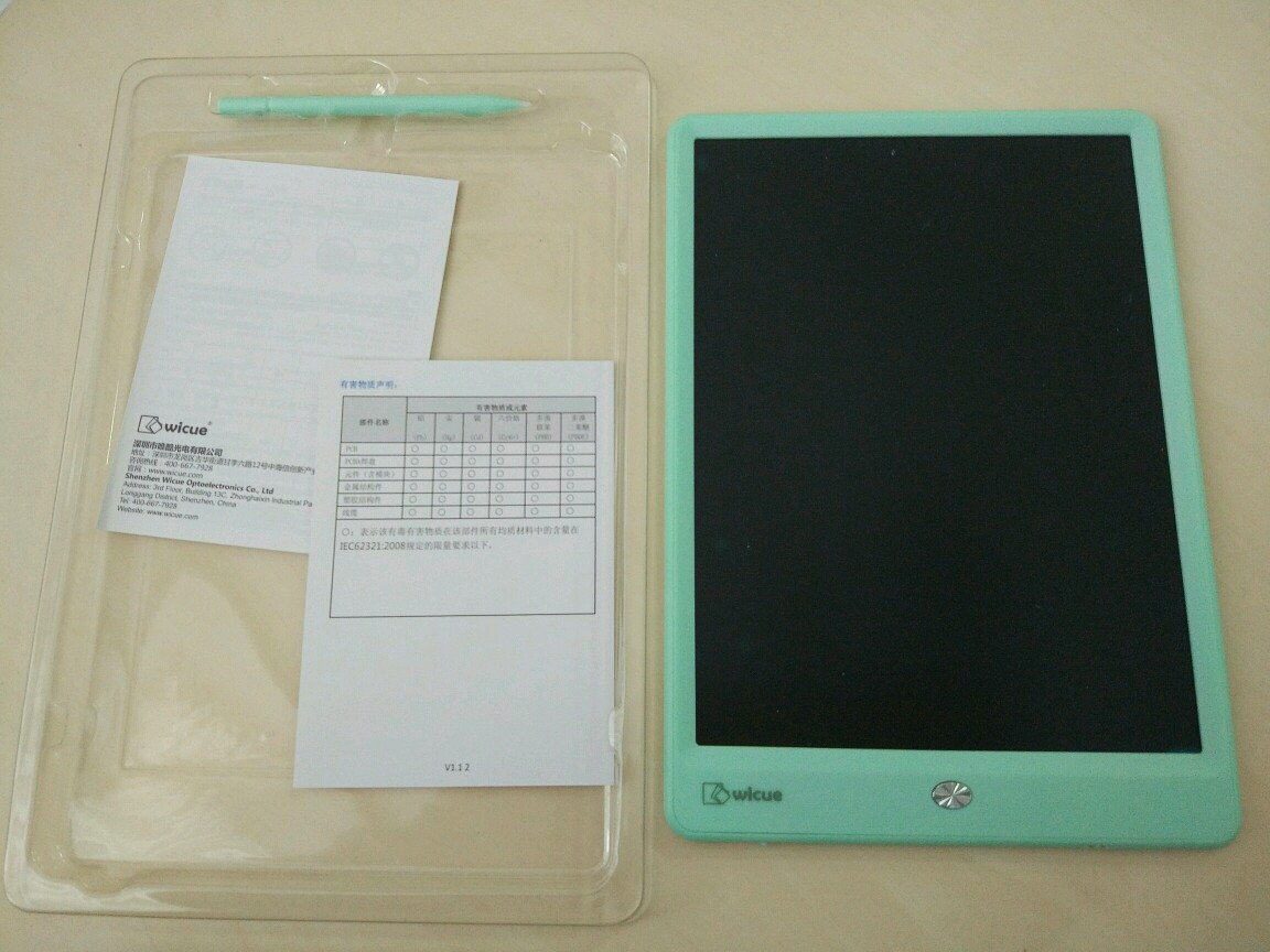 Wicue Writing Tablet  комплектация