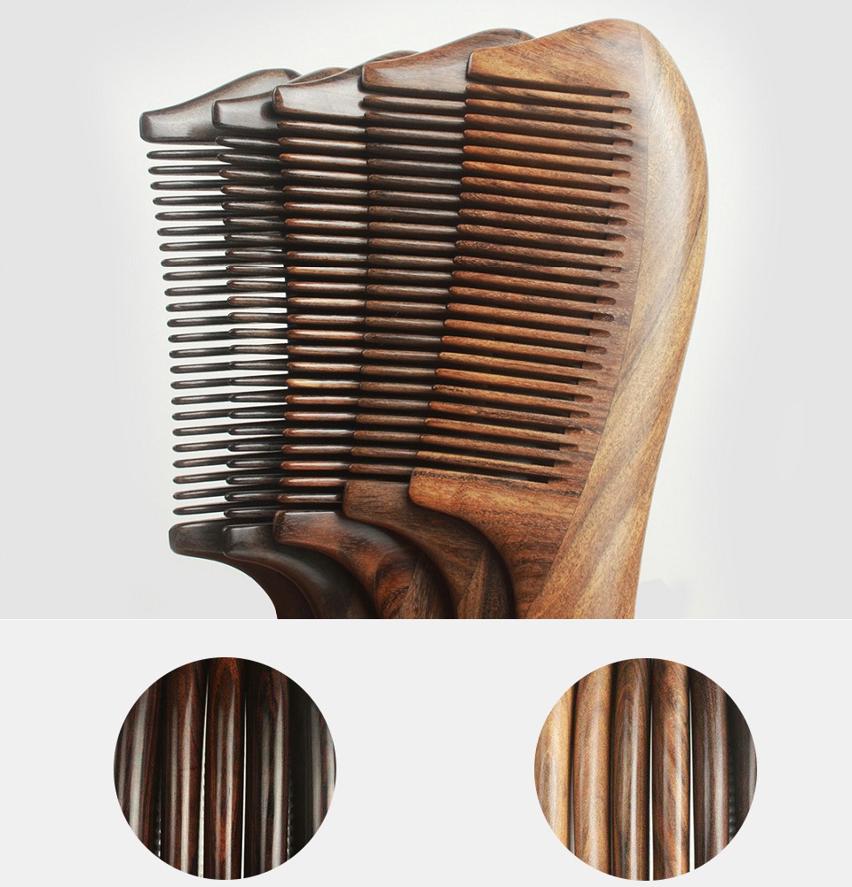 Деревянная расческа для волос XIN ZHI из палисандра и сандала