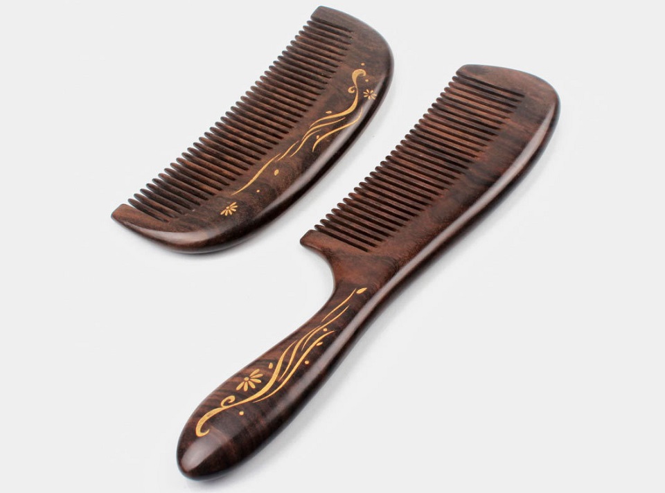 Деревянная расческа для волос XinZhi Ebony из сандала