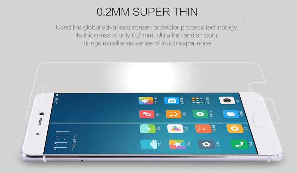 Захисне скло Nillkin H+PRO-SP XM для смартфонів Xiaomi 5S Plus товщина