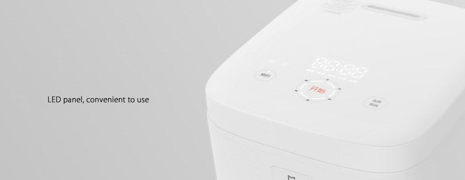 Умная мультиварка Xiaomi MiJia Induction Heating rice cooker 2 светодиодная панель