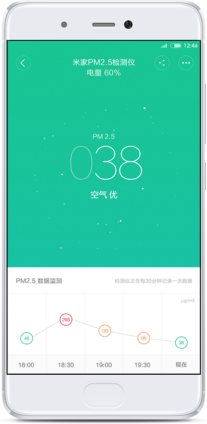 Xiaomi PM 2.5 Air Detector смартфон