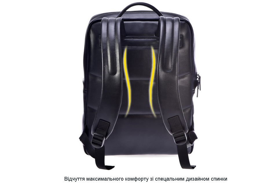 Рюкзак Xiaomi 90 Points Business Backpack Black зручна спинка